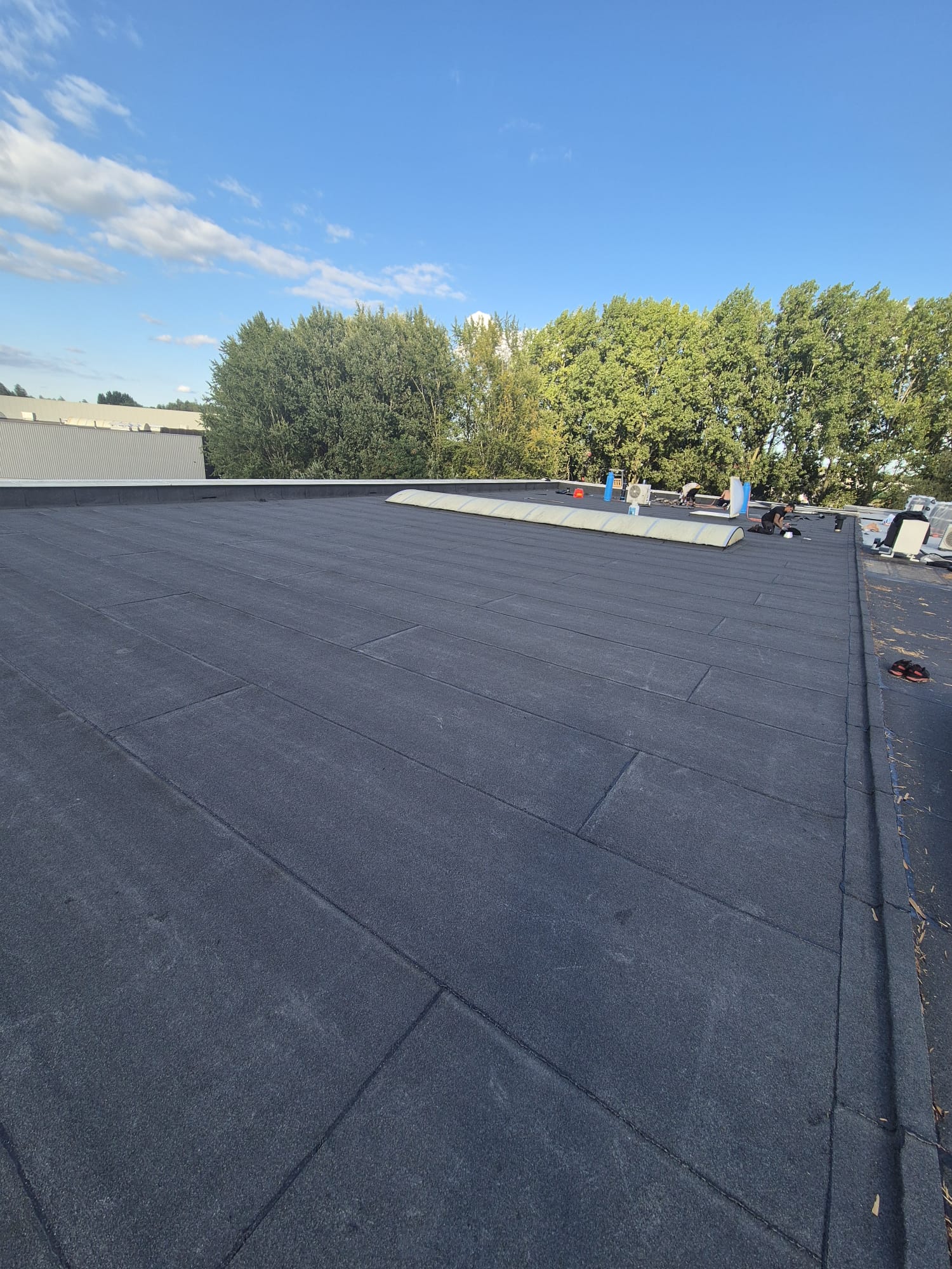 Bitumendak 500m2 gereed