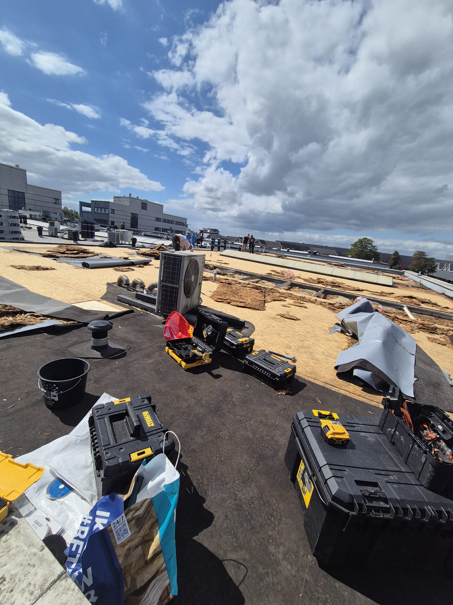 Bitumendak 500m2 werkzaamheden